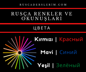 Rusça Renkler Ve Okunuşları