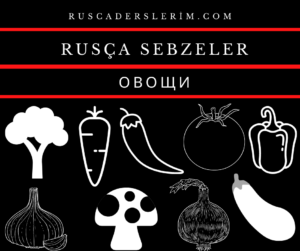 Rusça Sebzeler